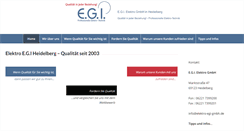 Desktop Screenshot of elektro-egi-gmbh.de